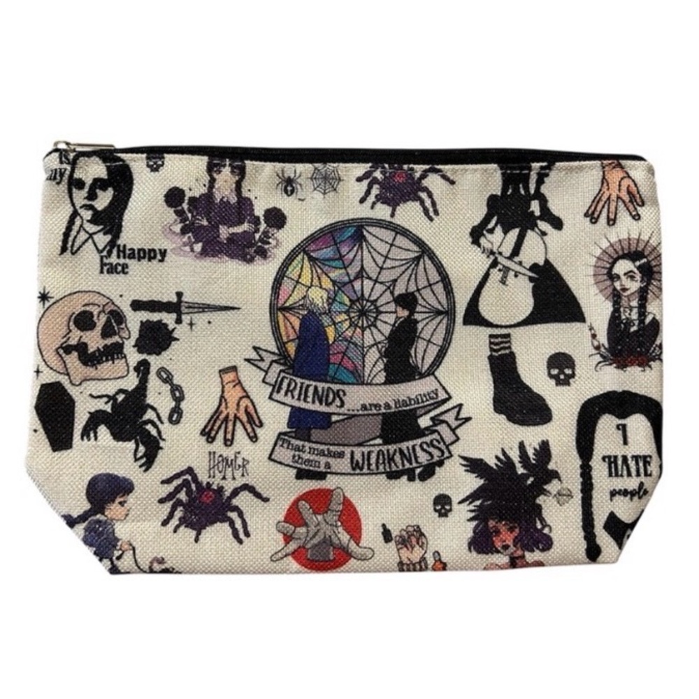 Wednesday Cosmetic Pouch